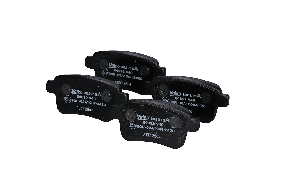 Jeu de 4 plaquettes de frein VALEO ref. 302216A